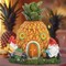 Pineapple Gnome House - Garden Ornament Adorable Gnomes with Tropical Pineapple Design, Perfect for Decorating Lawns, Balconies, and Patios. an Ideal Gift Choice!